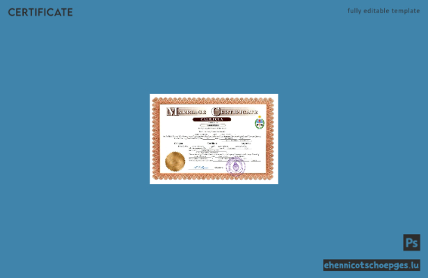 Argentinische Heiratsurkunde – Beispielvorschau in Word und PDF